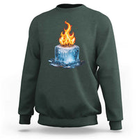 Subtle Anti Ice Sweatshirt Ice Melting Satire Political Humor