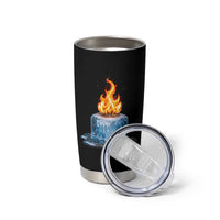 Subtle Anti Ice Tumbler Cup Ice Melting Satire Political Humor