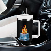 Subtle Anti Ice Tumbler With Handle Ice Melting Satire Political Humor