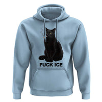 Fck Ice Smoking Cat Hoodie Subtle FDT Black Cat Meme