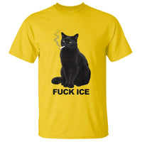 Fck Ice Smoking Cat T Shirt Subtle FDT Black Cat Meme