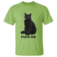Fck Ice Smoking Cat T Shirt Subtle FDT Black Cat Meme