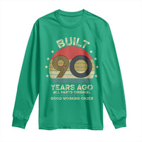 Funny 90th Birthday Long Sleeve Shirt Vintage Retro Built 90 Years Ago