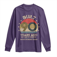 Funny 90th Birthday Long Sleeve Shirt Vintage Retro Built 90 Years Ago