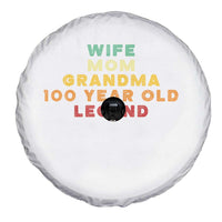 100th Birthday Gifts For Women Spare Tire Cover Wife Mom Grandma 100 Year Old Legend