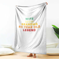 80th Birthday Gifts For Women Throw Blanket Wife Mom Grandma 80 Year Old Legend