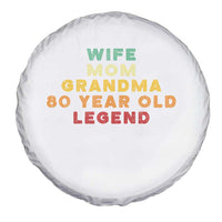 80th Birthday Gifts For Women Spare Tire Cover Wife Mom Grandma 80 Year Old Legend