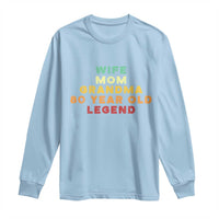 80th Birthday Gifts For Women Long Sleeve Shirt Wife Mom Grandma 80 Year Old Legend