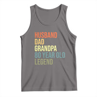 80th Birthday Tank Top Husband Dad Grandpa 80 Year Old Legend