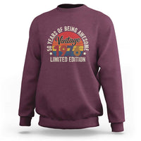 Funny 50th Birthday Sweatshirt Vintage 1976 Limited Edition 50 Year Old Bday Gifts