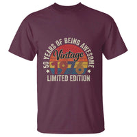 Funny 50th Birthday T Shirt Vintage 1976 Limited Edition 50 Year Old Bday Gifts