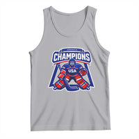 USA Ice Hockey Tank Top America Champions Patriotic Ice Hockey Team Fan