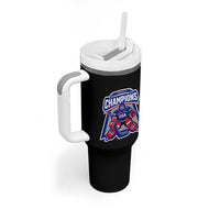 USA Ice Hockey Tumbler With Handle America Champions Patriotic Ice Hockey Team Fan