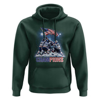 USA Ice Hockey Hoodie Hockey Champions 2026 USA Players Raising Flag On Ice