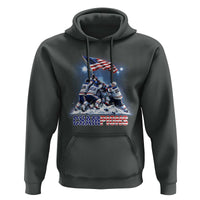 USA Ice Hockey Hoodie Hockey Champions 2026 USA Players Raising Flag On Ice