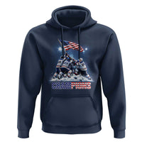 USA Ice Hockey Hoodie Hockey Champions 2026 USA Players Raising Flag On Ice