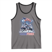USA Ice Hockey Tank Top Hockey Champions 2026 USA Players Raising Flag On Ice