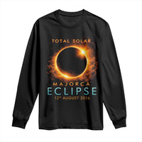 Total Solar Eclipse Long Sleeve Shirt 12th August 2026 Majorca Totality