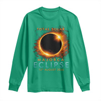 Total Solar Eclipse Long Sleeve Shirt 12th August 2026 Majorca Totality