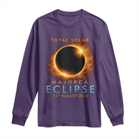 Total Solar Eclipse Long Sleeve Shirt 12th August 2026 Majorca Totality