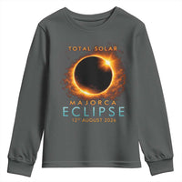 Total Solar Eclipse Youth Sweatshirt 12th August 2026 Majorca Totality