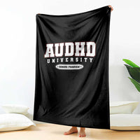 AUDHD Throw Blanket Neurodivergent ADHD Autism Awareness Neurotypical Gift
