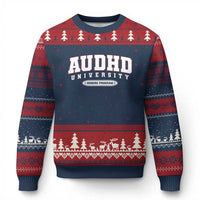 AUDHD Ugly Christmas Sweater Neurodivergent ADHD Autism Awareness Neurotypical Gift