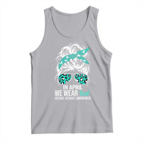 Sexual Assault Awareness Tank Top In April We Wear Teal Women