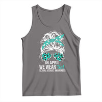 Sexual Assault Awareness Tank Top In April We Wear Teal Women