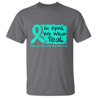 Sexual Assault Awareness T Shirt In April We Wear Teal