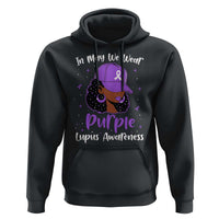 Lupus Awareness Hoodie African American Black Women Fight Lupus Purple Ribbon