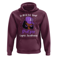 Lupus Awareness Hoodie African American Black Women Fight Lupus Purple Ribbon