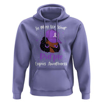 Lupus Awareness Hoodie African American Black Women Fight Lupus Purple Ribbon