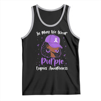 Lupus Awareness Tank Top African American Black Women Fight Lupus Purple Ribbon