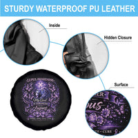 Lupus Awareness Spare Tire Cover Lion Purple Ribbon My God Is Stronger Than Lupus