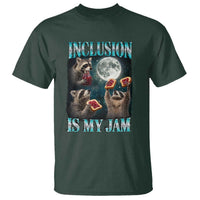 Inclusion Is My Jam T Shirt Raccoon Meme Neurodiversity SPED Teacher Gift