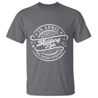 Purple Up For Military Kids T Shirt Military Children Month