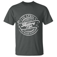 Purple Up For Military Kids T Shirt Military Children Month