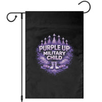 Purple Up Military Child Garden Flag Proud Military Kid