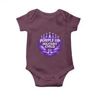 Purple Up Military Child Baby Onesie Proud Military Kid