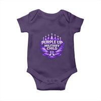 Purple Up Military Child Baby Onesie Proud Military Kid