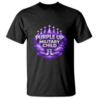 Purple Up Military Child T Shirt Proud Military Kid