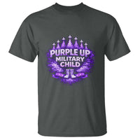 Purple Up Military Child T Shirt Proud Military Kid