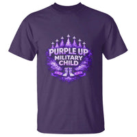 Purple Up Military Child T Shirt Proud Military Kid