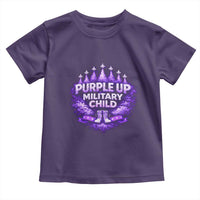Purple Up Military Child Toddler T Shirt Proud Military Kid