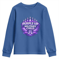 Purple Up Military Child Youth Sweatshirt Proud Military Kid