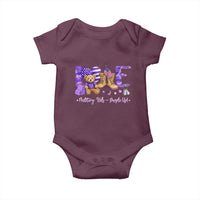Purple Up Military Kids Baby Onesie Month Of Military Child Army