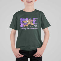 Purple Up Military Kids T Shirt For Kid Month Of Military Child Army
