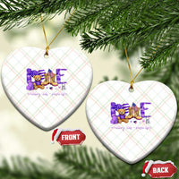 Purple Up Military Kids Ceramic Ornament Month Of Military Child Army