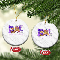 Purple Up Military Kids Ceramic Ornament Month Of Military Child Army